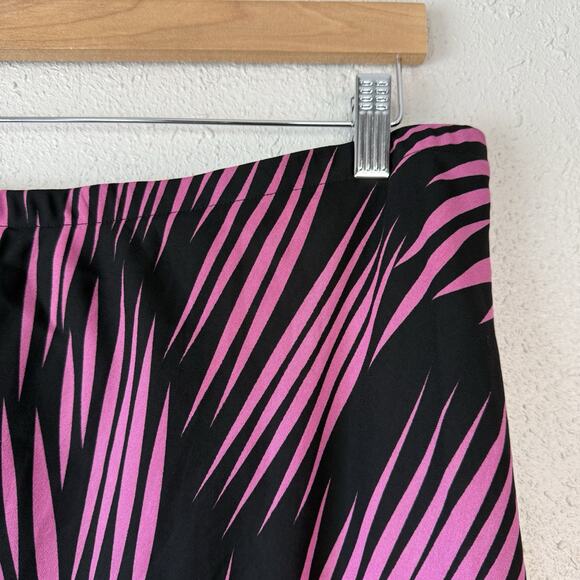 Vintage Y2K Emo Punk Mermaid Geometric Tassel Maxi Skirt - Black, Purple Wms XL - Picture 5 of 11